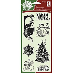 Inkadinkado Holiday Silhouettes Clear Seasonal Stamps