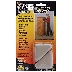 Mighty Movers Self-adhesive Furniture Sliders (Pack of 4)