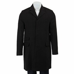 French Connection Men's 'Melton' Black 
Overcoat