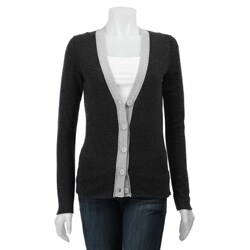 Magaschoni Women's Cashmere V-neck Cardigan.