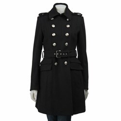 Laundry by Shelli Segal Women's Military Wool Coat