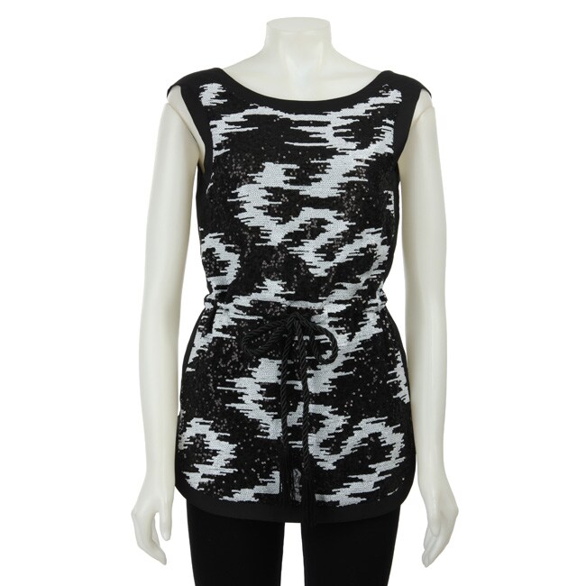 Hype Women's Riley Sequin Tunic Top
