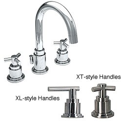 Azure Polished Chrome 8-inch Widespread Lavatory Faucet