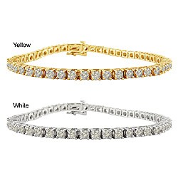 14k Gold 5 1/2ct TDW Diamond Bracelet (J-K, I-2)