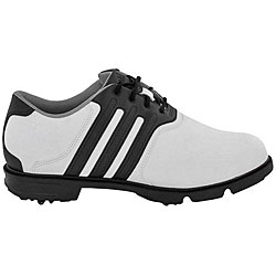Adidas Men's Black/ White Traxion Lite Golf Shoes