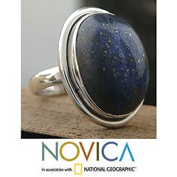 'Universe' Lapis Lazuli Cocktail Ring (India)