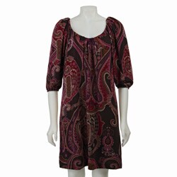 Tiana B. Women's Paisley Sweater Dress.