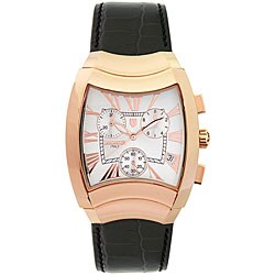Lancaster Italy Men's Universo Rose Goldplated Chronograph Watch