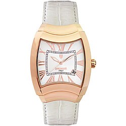 Lancaster Italy Men's Universo Tempo Rose Goldplated Case Watch
