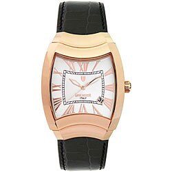 Lancaster Italy Men's Universo Tempo Rose Goldplated Case Watch