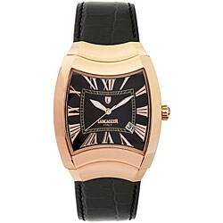 Lancaster Italy Men's Universo Tempo Rose Goldplated Case Watch
