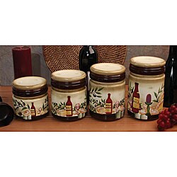 Lorenzo Festive Collection 4-piece Canister Set