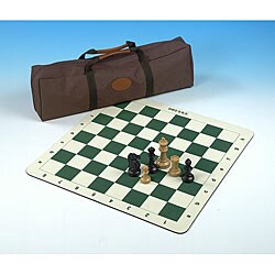 Roll Up Chess Board with 3.75-inch Chessmen