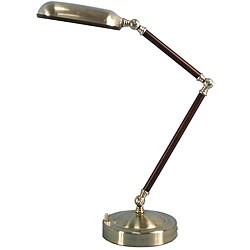 Grandrich Energy Star Full-spectrum Antique Brass Table Lamp