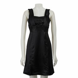 110 West Women's Stretch Satin Dress