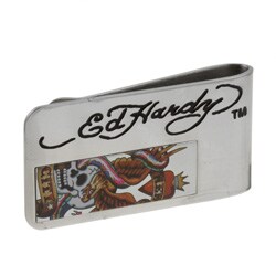 Ed Hardy Skull Money Clip