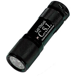 Outback Flashlights Bonzer 9 LED Black Las Vegas CSI Flashlight
