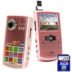 SVP MP300 Pocket HD Video 8 GB Pink Camera and Media Player