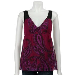 Hype Women's Sleeveless Chiffon Tunic