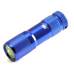 Outback Flashlights Bonzer 9 LED Blue Flashlight