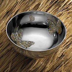 Towle Alternative Metal 'Papillion' Salad Bowl