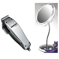 ANDIS 14-piece Haircutting Kit and Zadro SL37 Neck Mirror