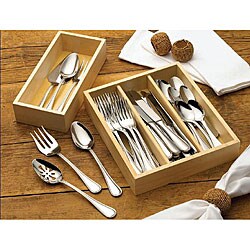 Towle 'Royal Thread' 42-piece Buffet Set Plus Caddy