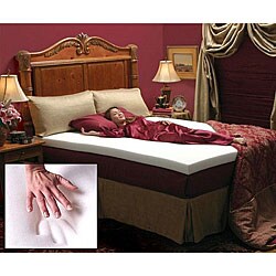Memory Foam 3-inch Mattress Topper with 2 Contour Pillows