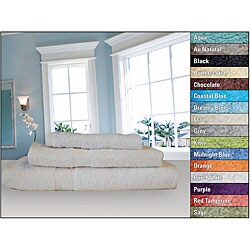 100-percent Rayon from Bamboo 3-piece Towel Set (Pack of 5)