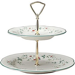 Pfaltzgraff Winterberry Two-tier Appetizer Server