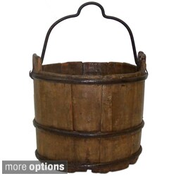Antique Iron-handle Water Bucket