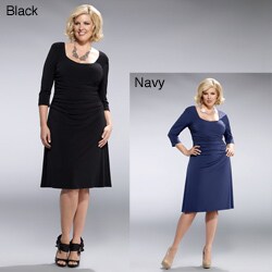 Kiyonna Clothing Women's Plus Size 'Flaunt' Cocktail Dress