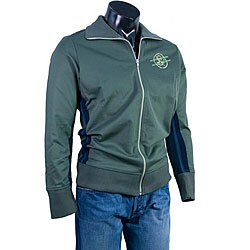 Diesel Men's Green Sporty Zip-Up.