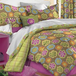 Zoey & Chloe Friends Flower Square Pillow