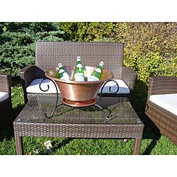 Recycled Copper Tabletop Beverage Tub
