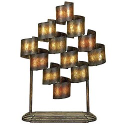 Decorative Tinted Metal Table Art