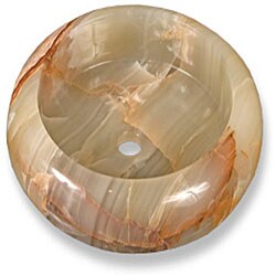 Baden Bath Green Onyx Flat Bottom Vessel Sink