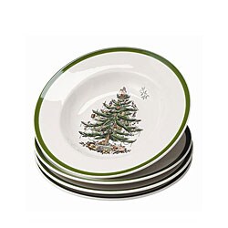 Spode 'Christmas Tree' Soup Plates (Set of 4)