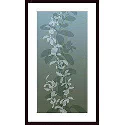 Loka 'Ascending Vine I' Wood Framed Art