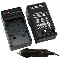 Compact Battery Charger Set for Nikon LI-78 / EN-EL-11