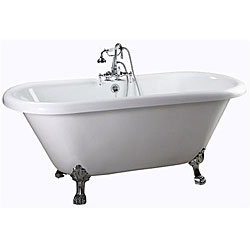 Classique 73-inch Double End Clawfoot Tub and Faucet Pack