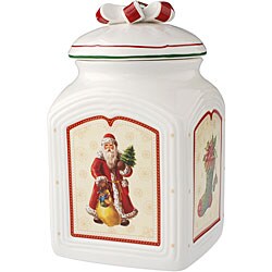 Villeroy and Boch 9.75-inch Airtight 'Holiday' Jar