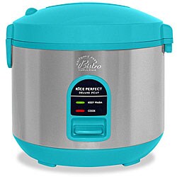 Wolfgang Puck Blue/ Stainless Steel Steamer/ Rice Cooker (Refurbished)