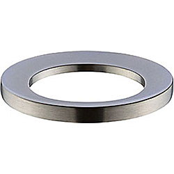 Brushed Nickel Mounting Ring for Above-counter Vessel Sink