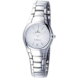 Edox Swiss Women's Les Bemonts Ultra-slim Stainless Steel Watch