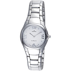 Edox Swiss Women's Les Bemonts Ultra-slim Stainless Steel Watch