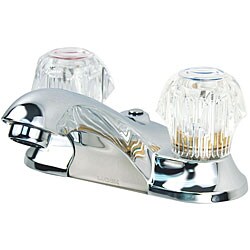 Moen Chrome Two-handle Lavatory Faucet.