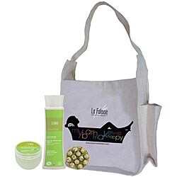 La Falaise Organic Green Tea and Muscat Rose Home Spa Gift Set