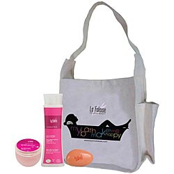 La Falaise Organic Pink Clay and Cameline Home Spa Gift Set