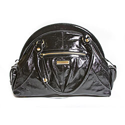 Isabella Fiore Hot Studded Luka Black Shoulder Bag